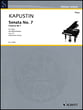 Sonata No. 7 piano sheet music cover